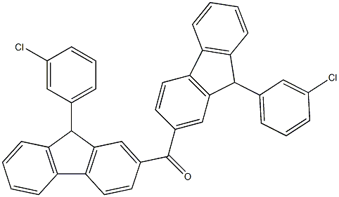 3-Chlorophenyl(9H-fluoren-2-yl) ketone Structure