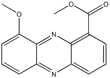 9-Methoxy-1-phenazinecarboxylic acid methyl ester 구조식 이미지