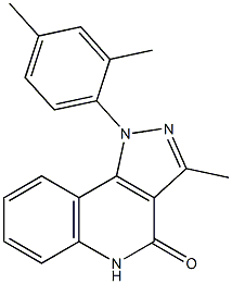 1-(2,4-Dimethylphenyl)-3-methyl-1H-pyrazolo[4,3-c]quinolin-4(5H)-one Structure