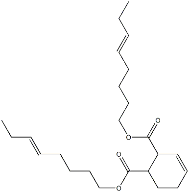 3-Cyclohexene-1,2-dicarboxylic acid bis(5-octenyl) ester 구조식 이미지