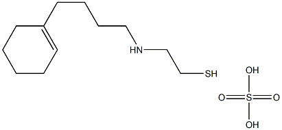 2-[[4-(1-Cyclohexenyl)butyl]amino]ethanethiol sulfate 구조식 이미지