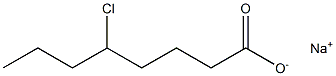 5-Chlorocaprylic acid sodium salt Structure