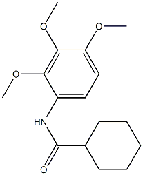 N-(2,3,4-Trimethoxyphenyl)cyclohexanecarboxamide Structure