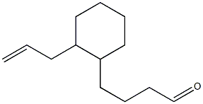 4-[2-(2-Propenyl)cyclohexyl]butanal Structure