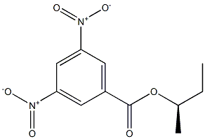 (-)-3,5-Dinitrobenzoic acid (R)-sec-butyl ester 구조식 이미지