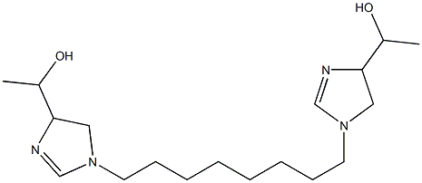 1,1'-(1,8-Octanediyl)bis(2-imidazoline-4,1-diyl)bisethanol 구조식 이미지