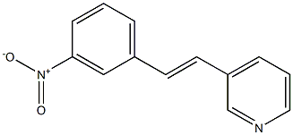 3-(3-Nitrostyryl)pyridine 구조식 이미지