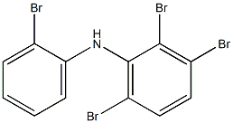2,3,6-Tribromophenyl 2-bromophenylamine Structure