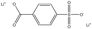 4-Sulfobenzenecarboxylic acid dilithium salt Structure