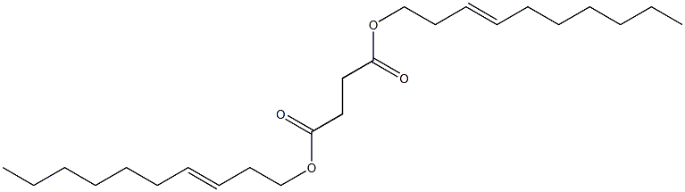 Succinic acid di(3-decenyl) ester 구조식 이미지