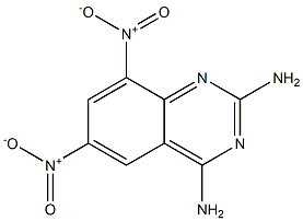 2,4-Diamino-6,8-dinitroquinazoline 구조식 이미지