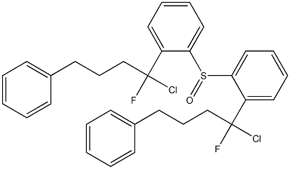 [1-Chloro-1-fluoro-4-phenylbutyl]phenyl sulfoxide Structure