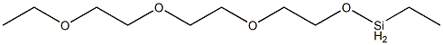 Ethyl[2-[2-(2-ethoxyethoxy)ethoxy]ethoxy]silane 구조식 이미지