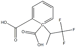 (+)-Phthalic acid hydrogen 1-[(S)-1-(trifluoromethyl)ethyl] ester 구조식 이미지