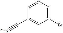 1-Bromo-3-cyanobenzenium Structure