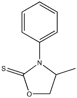 3-Phenyl-4-methyloxazolidine-2-thione Structure