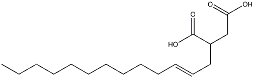 (2-Tridecenyl)succinic acid Structure