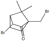 7,7-Dimethyl-2-oxo-1-bromomethyl-3-bromo-bicyclo[2.2.1]heptane Structure