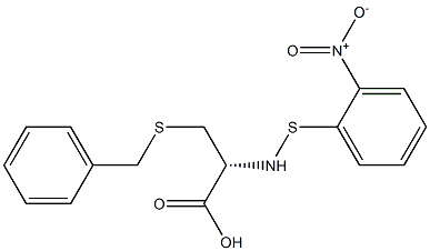 N-(o-Nitrophenylthio)-S-benzyl-L-cysteine Structure