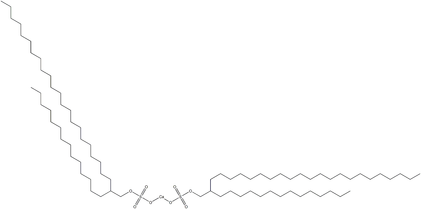 Bis(2-tetradecyltetracosyloxysulfonyloxy)calcium 구조식 이미지