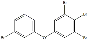 3,4,5-Tribromophenyl 3-bromophenyl ether Structure