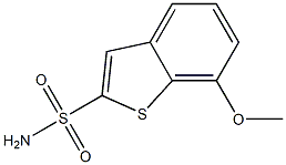 7-Methoxybenzo[b]thiophene-2-sulfonamide Structure