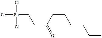 1-(Trichlorostannyl)nonan-3-one 구조식 이미지