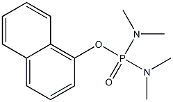 Di(dimethylamino)phosphinic acid (1-naphtyl) ester Structure