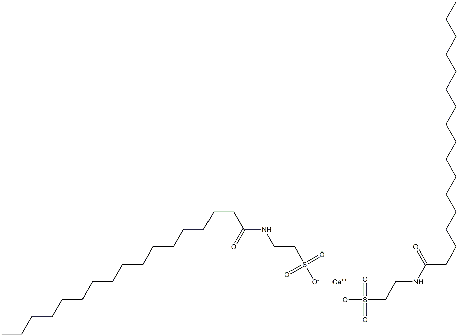 Bis(N-heptadecanoyltaurine)calcium salt 구조식 이미지