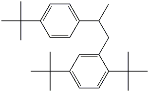 1-(2,5-Di-tert-butylphenyl)-2-(4-tert-butylphenyl)propane 구조식 이미지