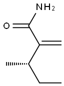 [S,(+)]-3-Methyl-2-methylenevaleramide 구조식 이미지