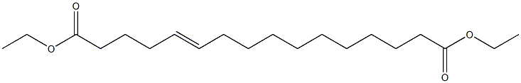 5-Hexadecenedioic acid diethyl ester Structure