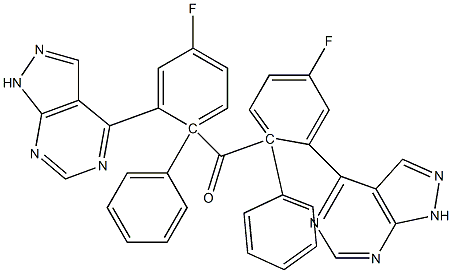 1-Phenyl-1H-pyrazolo[3,4-d]pyrimidin-4-yl(4-fluorophenyl) ketone Structure