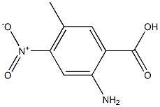 2-Amino-5-methyl-4-nitrobenzoic acid Structure