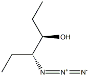 (3R,4R)-4-Azido-3-hexanol 구조식 이미지