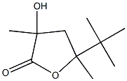 3-Hydroxy-3,5-dimethyl-5-tert-butyl-4,5-dihydrofuran-2(3H)-one Structure
