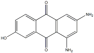 2-Hydroxy-6,8-diaminoanthraquinone 구조식 이미지