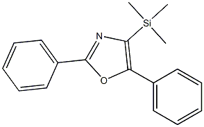 4-(Trimethylsilyl)-2,5-diphenyloxazole Structure