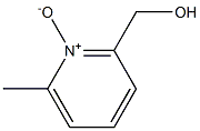 2-Hydroxymethyl-6-methylpyridine 1-oxide 구조식 이미지