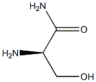 (R)-2-Amino-3-hydroxypropanamide 구조식 이미지
