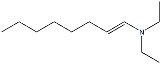 N,N-Diethyl-1-octen-1-amine 구조식 이미지