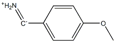 4-Methoxyphenyl(iminio)methaneide 구조식 이미지