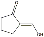 2-(Hydroxymethylene)cyclopentanone 구조식 이미지