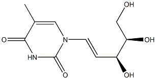 1-[(1E,3S,4R)-3,4,5-Trihydroxy-1-pentenyl]thymine Structure