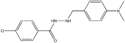 N'-[p-(Dimethylamino)benzyl]-p-chlorobenzhydrazide Structure