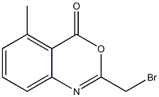 2-Bromomethyl-5-methyl-4H-3,1-benzoxazin-4-one Structure