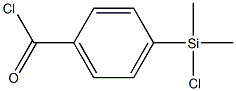 4-(Chlorodimethylsilyl)benzoic acid chloride 구조식 이미지