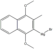 1,4-Dimethoxy-2-methyl-3-naphtylmagnesium bromide 구조식 이미지