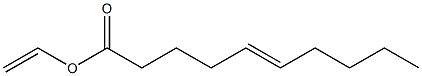 5-Decenoic acid ethenyl ester Structure