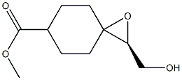 (2S)-2-(Hydroxymethyl)-1-oxaspiro[2.5]octane-6-carboxylic acid methyl ester 구조식 이미지